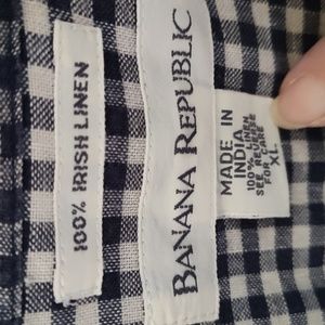 Banana Republic 100% Irish linen xl shirt